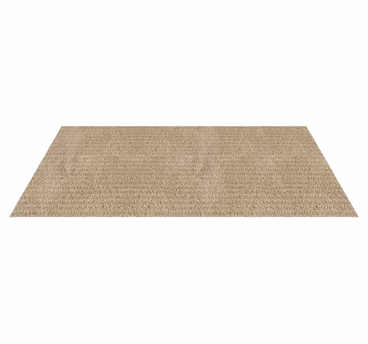 Tapis vinyle moderne Tissu uni beige - TenStickers