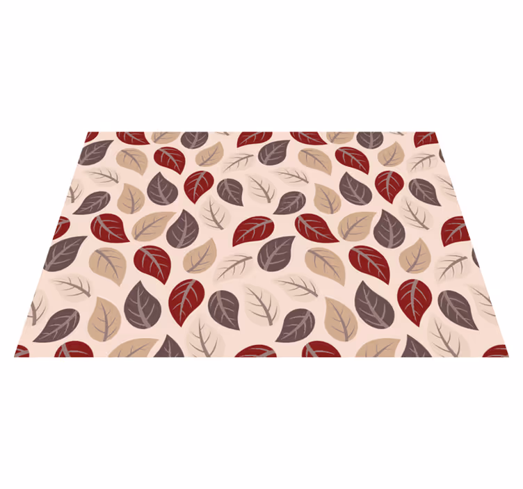 Tapis vinyle feuilles d'automne - TenStickers