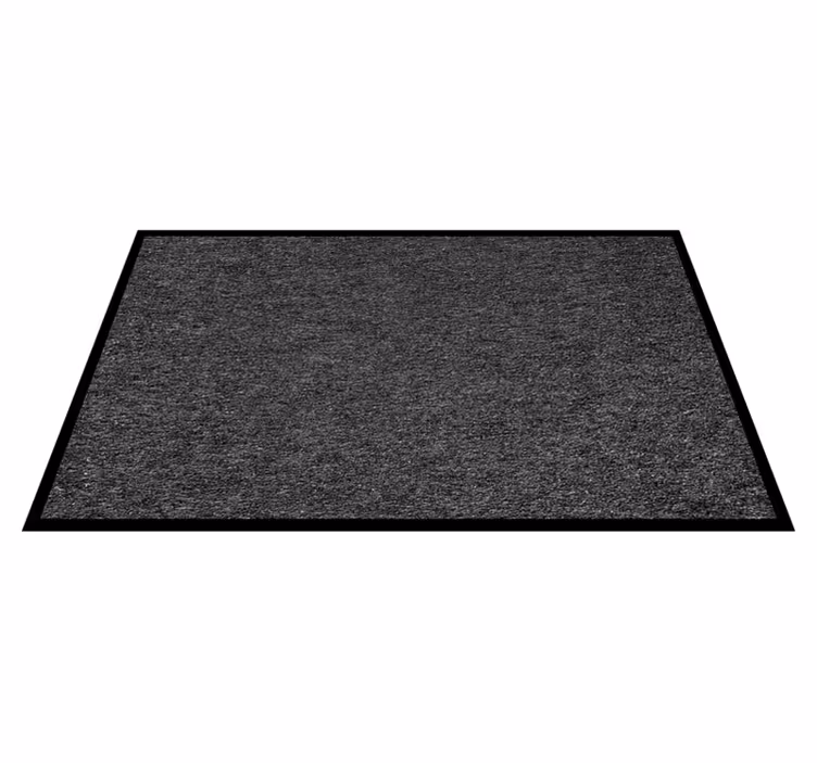 Tapis vinyle bureau effet texturé grise foncé - TenStickers