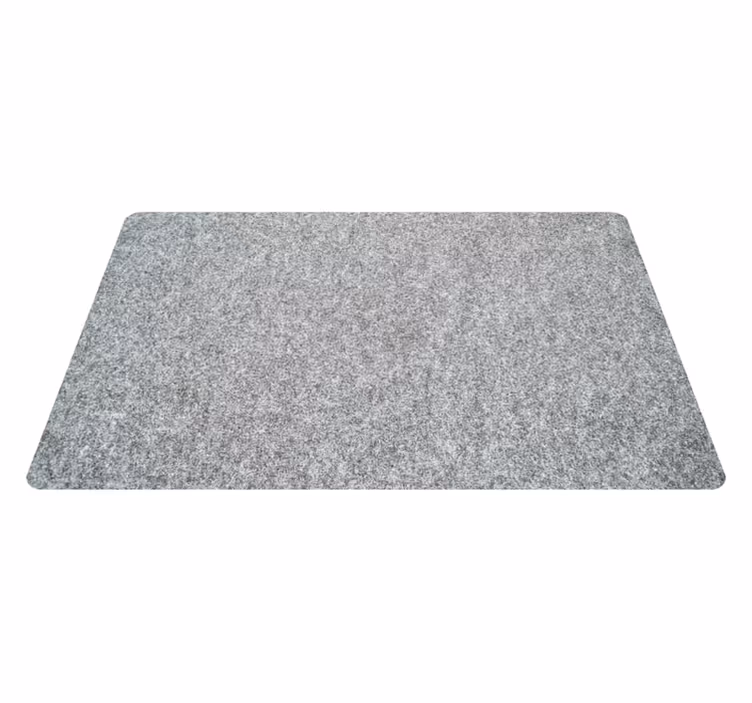 Tapis vinyle bureau effet texturé gris - TenStickers