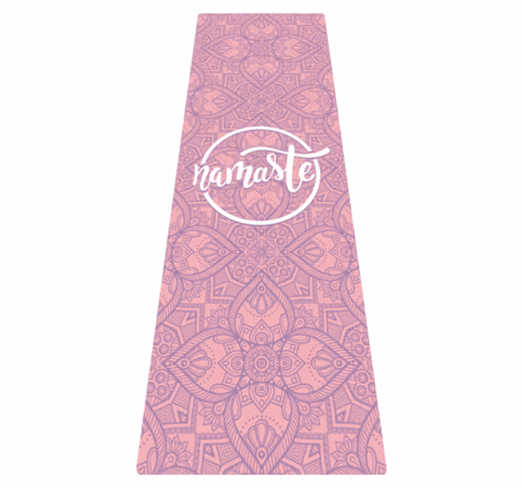Tapis vinyle citation yoga namasté - TenStickers