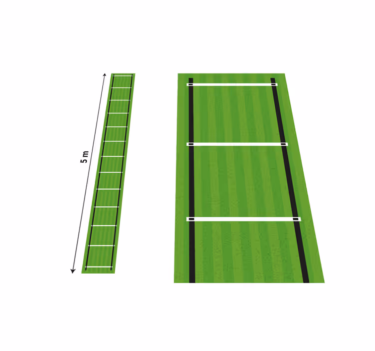 Tapis vinyle d'entraînement de vitesse 5 mètres - TenStickers