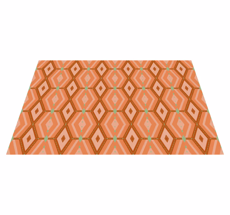 Tapis vinyle géométrique harmonie de motifs géométriques - TenStickers