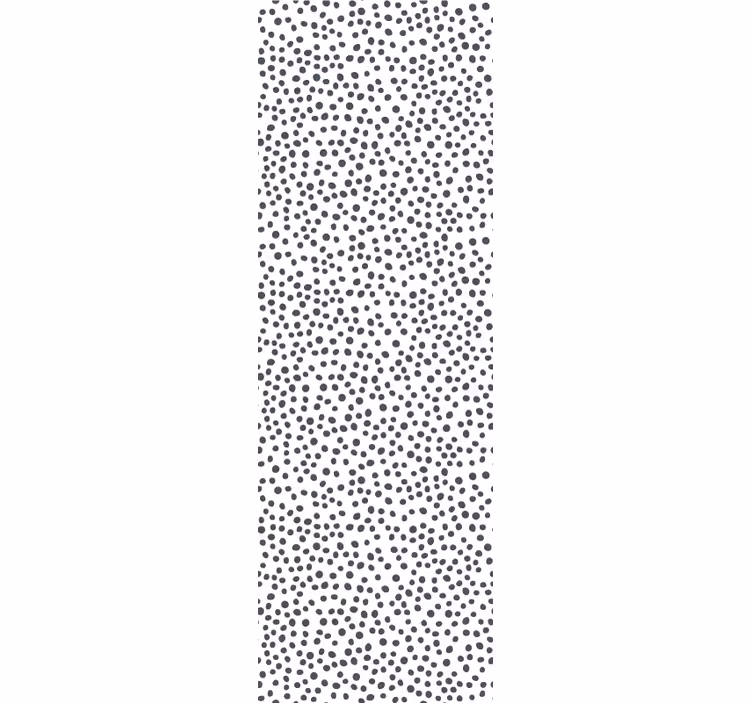 Papier peint cercles motif élégant en noir et blanc - TenStickers