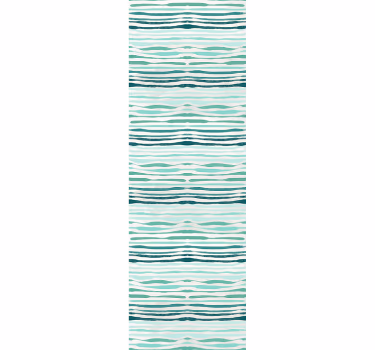 Papier peint motif vagues fluides - TenStickers