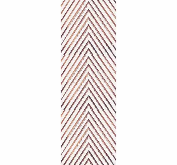 Papier peint formes géométriques motif chevron - TenStickers