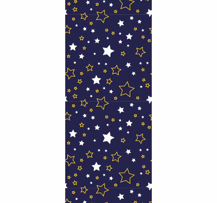 Papier peint étoiles nuit étoilée de la marine - TenStickers