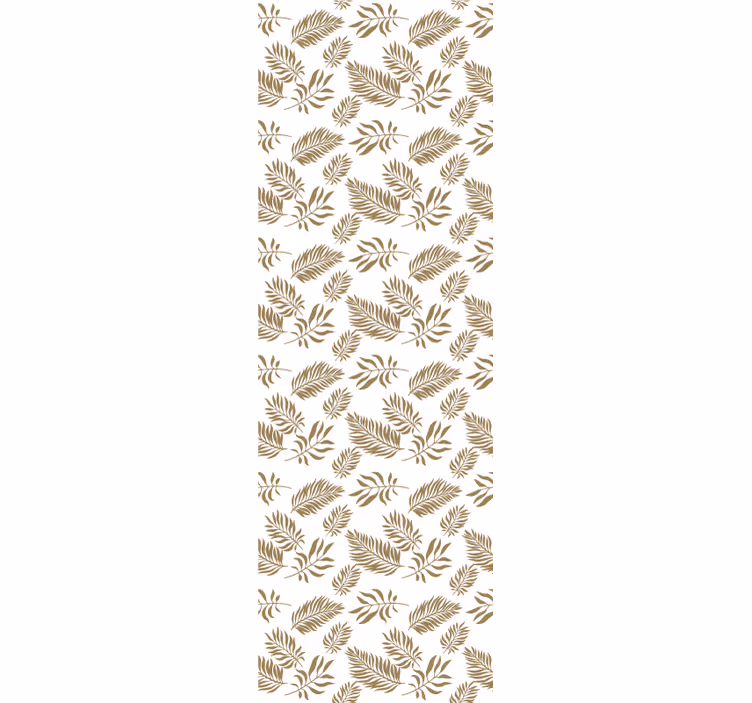 Papier peint fleuri composition de verdure tropicale - TenStickers