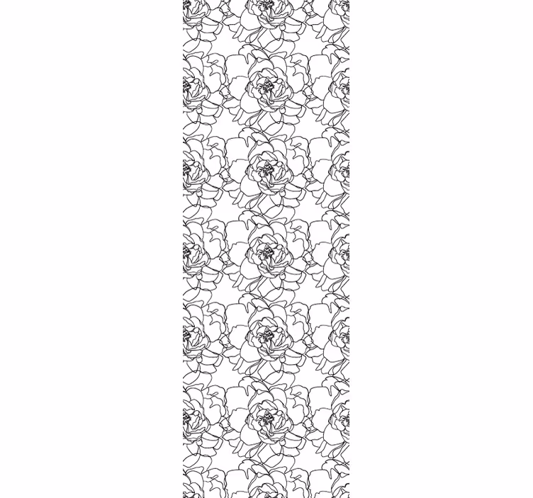 Papier peint fleuri floraison élégante - TenStickers