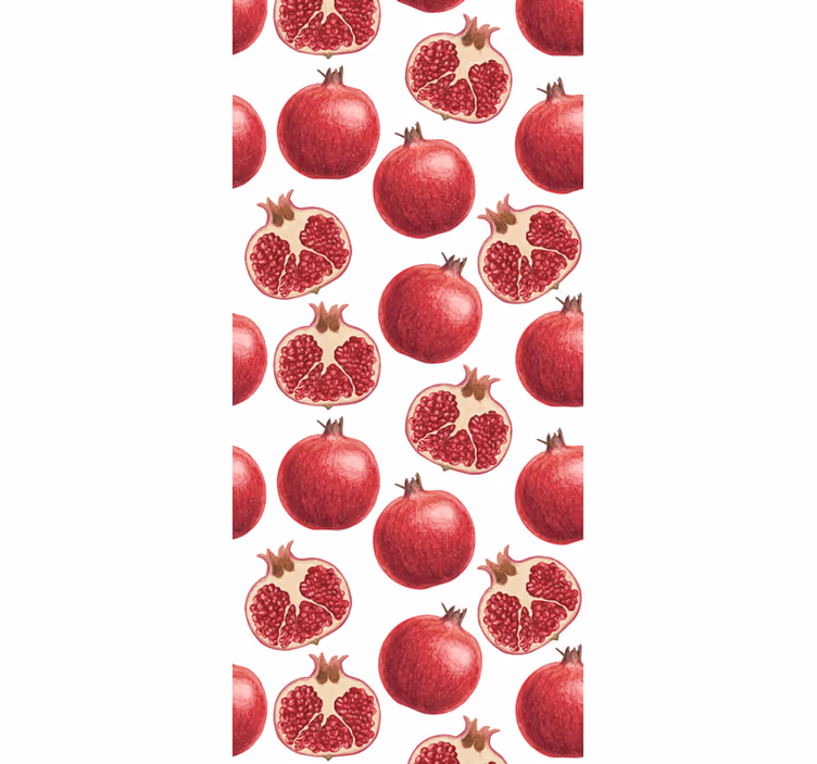 Papier peint cuisine générosité de la grenade - TenStickers