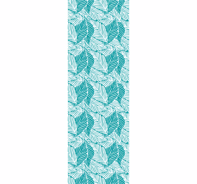 Papier peint feuillage composition de feuilles tropicales - TenStickers