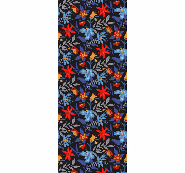 Papier peint floral gamme florale vibrante - TenStickers