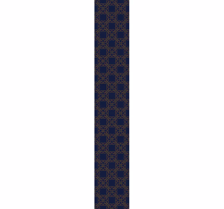 Papier peint ornemental élégance géométrique marine - TenStickers
