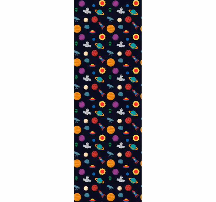Papier peint étoiles scène d'aventure cosmique - TenStickers
