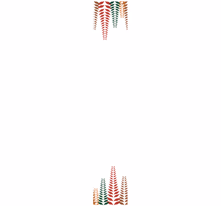 Papier peint floral formes élégantes de fougères - TenStickers