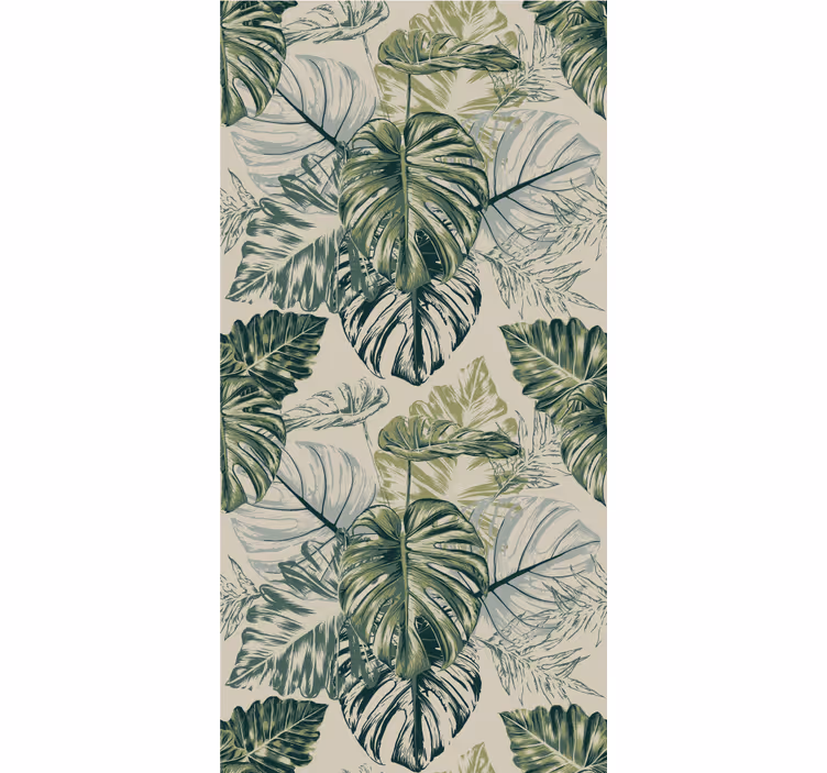 Papier peint nature décor de verdure luxuriante - TenStickers