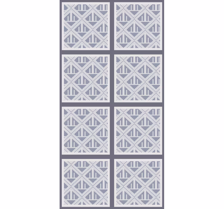 Papier peint motif disposition géométrique des blocs - TenStickers