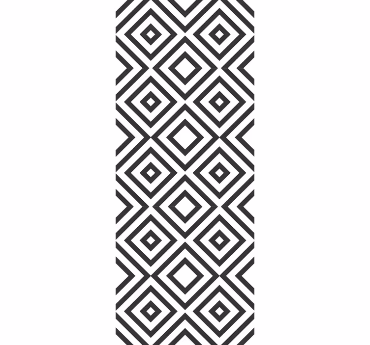 Papier peint formes géométriques arrangement de diamants - TenStickers