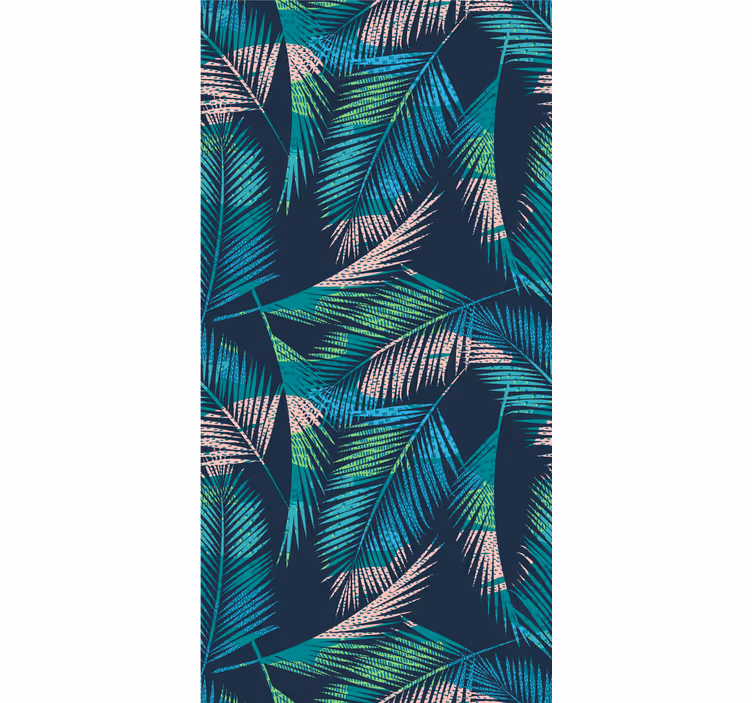 Papier peint nature ambiance palmier tropical - TenStickers