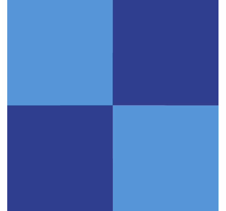 Papier peint carreaux de ciment motif sombre et bleu - TenStickers