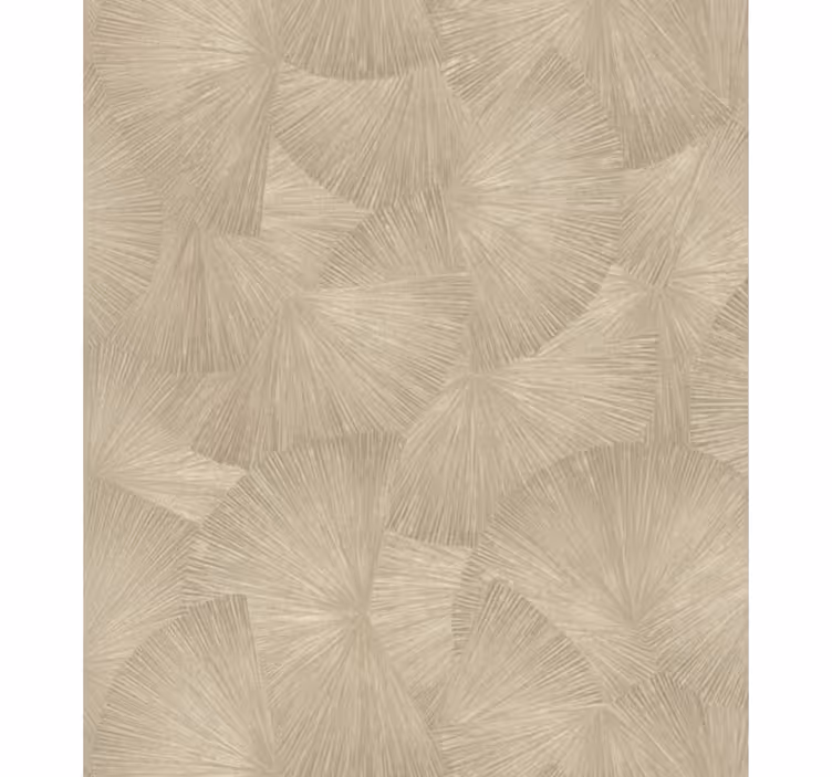 Papier peint feuillage chic tan abstrait - TenStickers