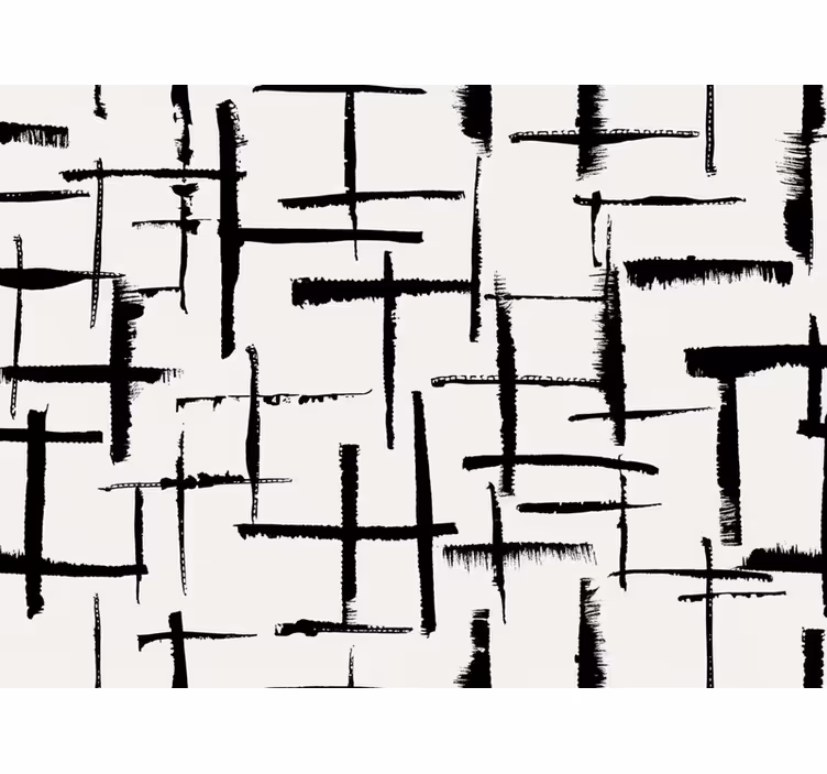 Papier peint salon brique blanche imitation - TenStickers