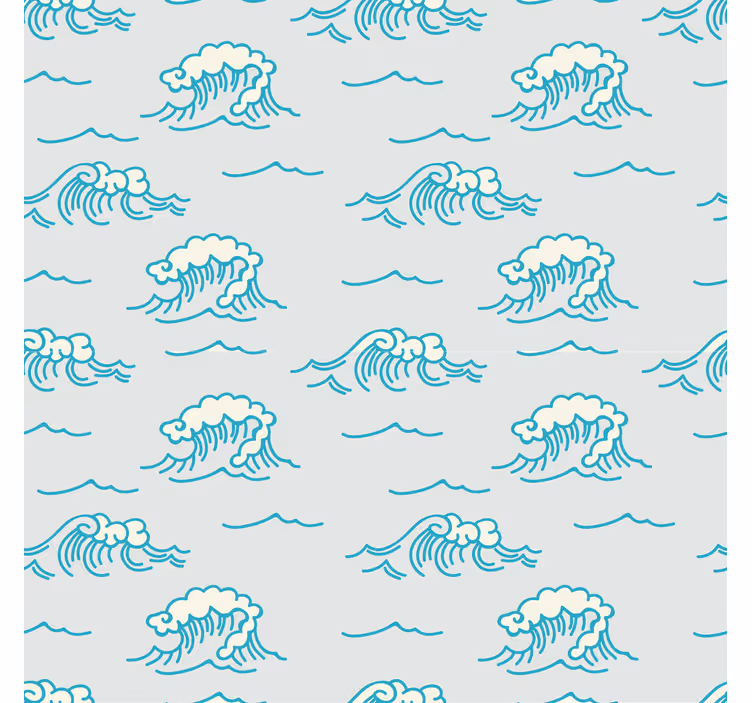 Papier peint chambre vague de la mer - TenStickers