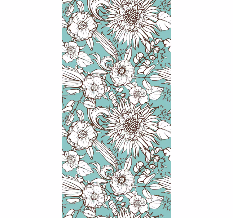 Papier peint chambre motif tournesols - TenStickers
