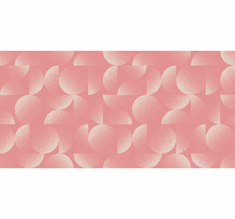 Papier peint chambre semicercles pastel - TenStickers