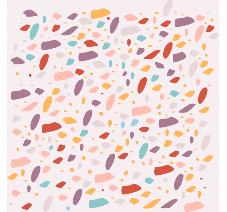 Papier peint marbre table pierres colorées - TenStickers