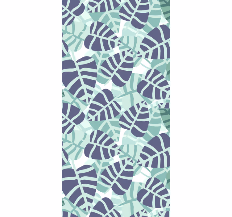 Papier peint chambre motif fleurs tropicales colorées - TenStickers