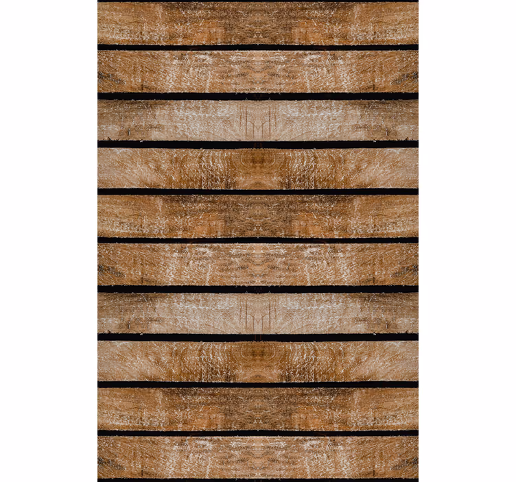 Papier peint motif palette en bois - TenStickers