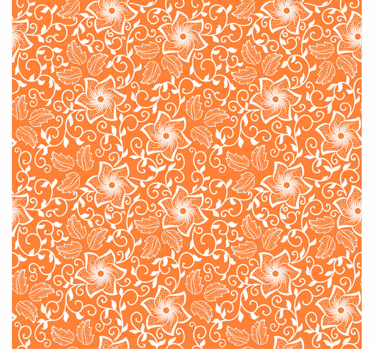 Papier peint chambre motif floral superposé - TenStickers