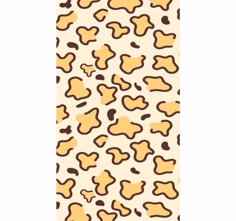 Papier peint animaux grandes formes de léopard - TenStickers