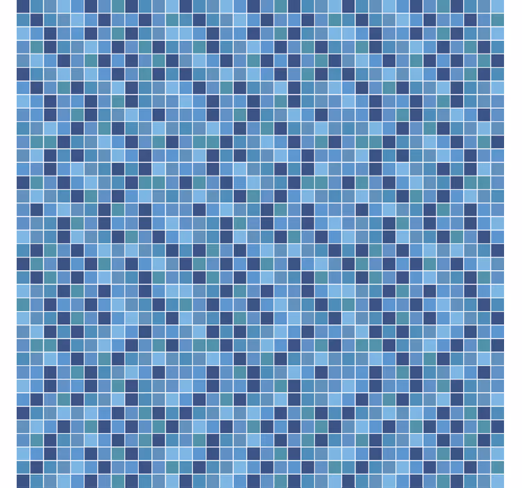 Papier peint bureau mosaïque géométrique textile - TenStickers