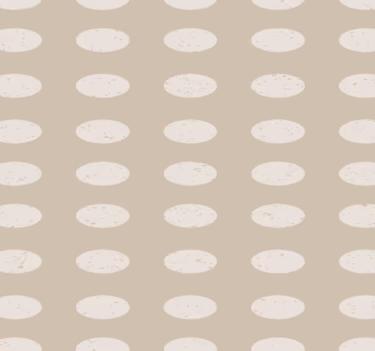Papier peint couloir motif cercles blancs géométriques - TenStickers