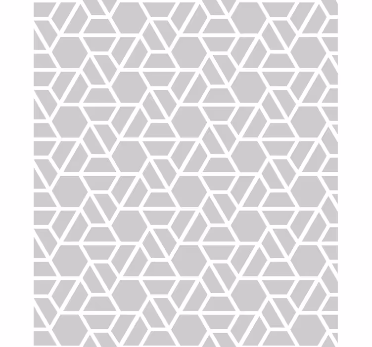 Papier peint formes géométriques design en treillis - TenStickers