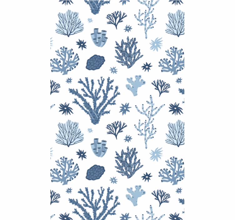Papier peint nature motif récif corallien - TenStickers