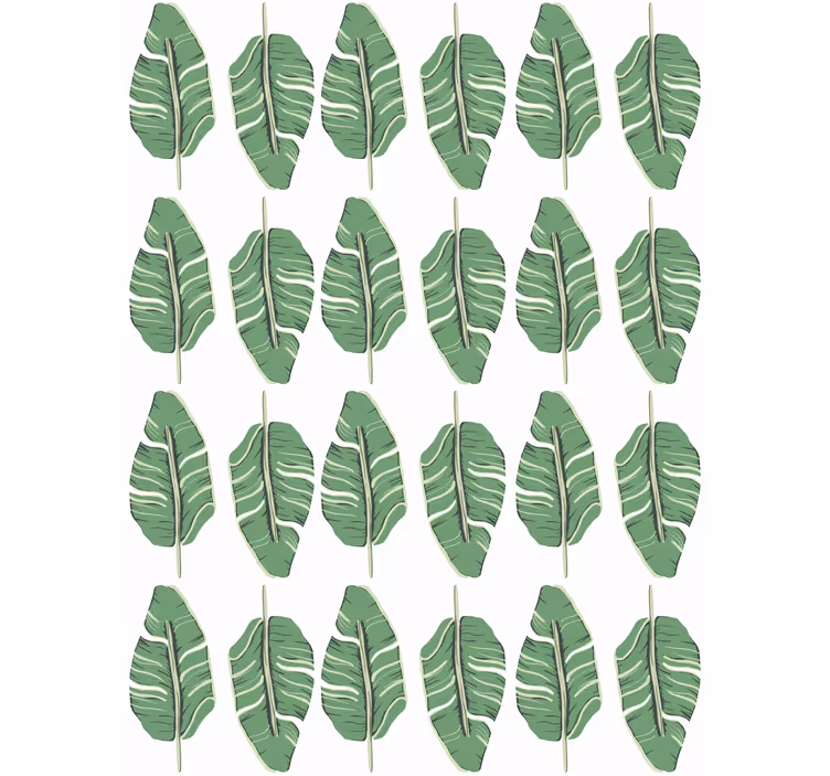 Papier peint nature motif feuilles opulentes - TenStickers