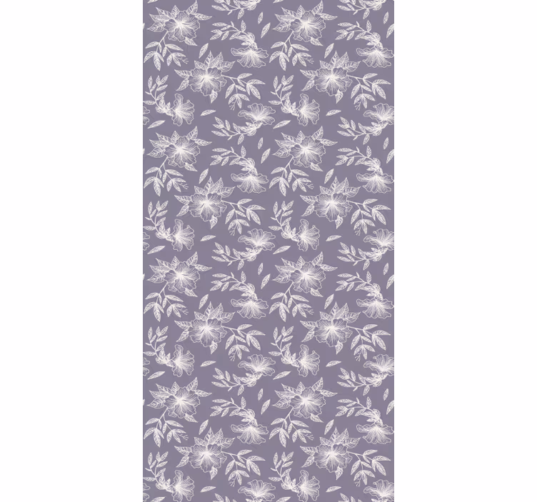 Papier peint autres textures fleurs lilas - TenStickers