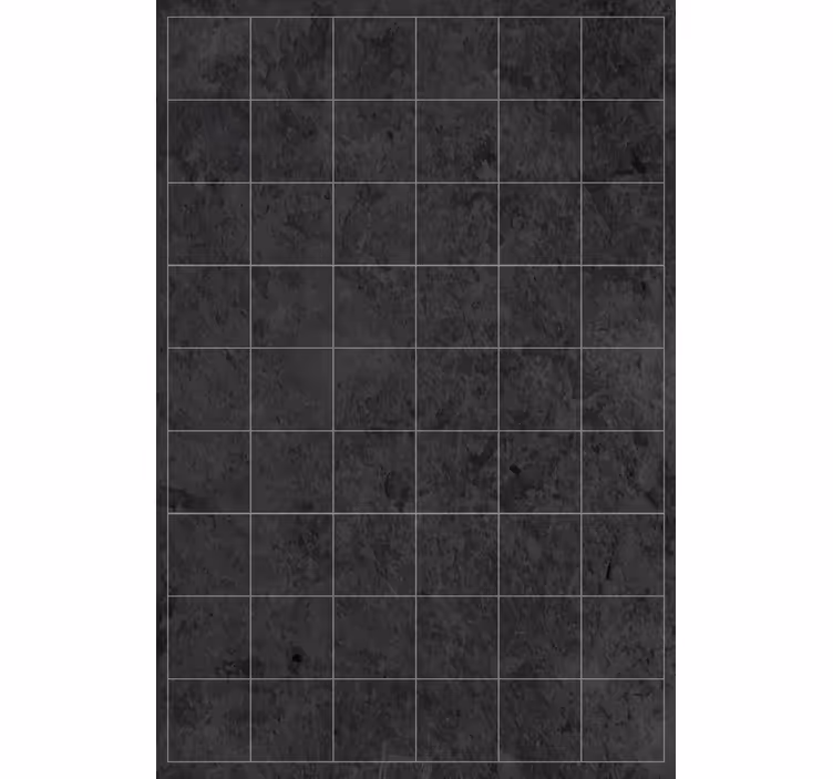 Papier peint carreaux de ciment carrés rouillés - TenStickers