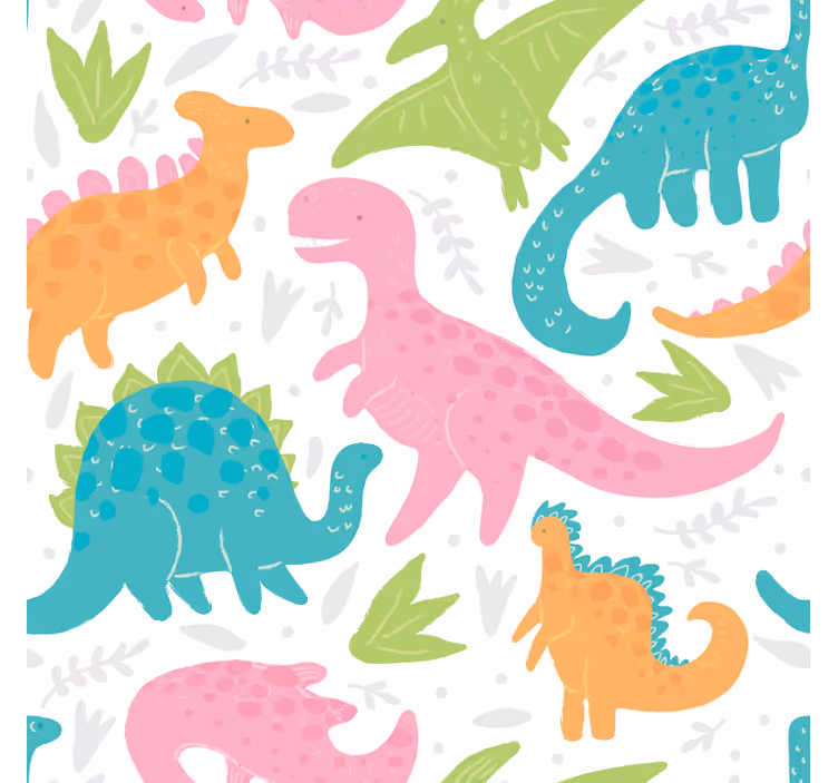 Papier peint chambre enfant couleurs pastel - TenStickers