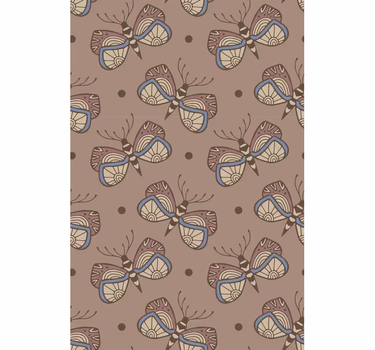 Papier peint papillons vintage inspirant gagnant - TenStickers