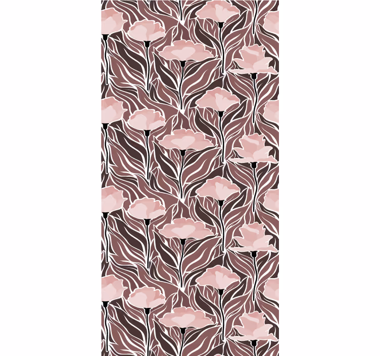 Papier peint couloir motifs beiges élégants - TenStickers