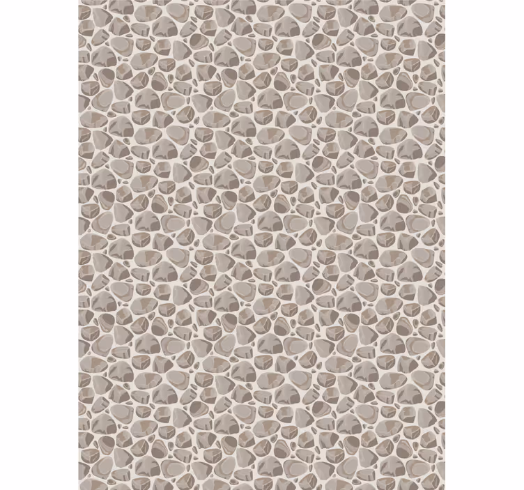 Papier peint motif galets en pierre - TenStickers
