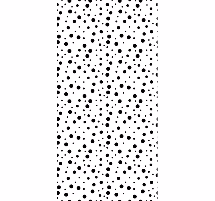 Papier peint motif pois audacieux - TenStickers
