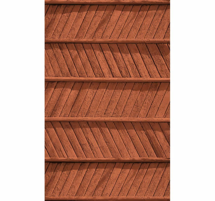 Papier peint motif chevrons bois - TenStickers
