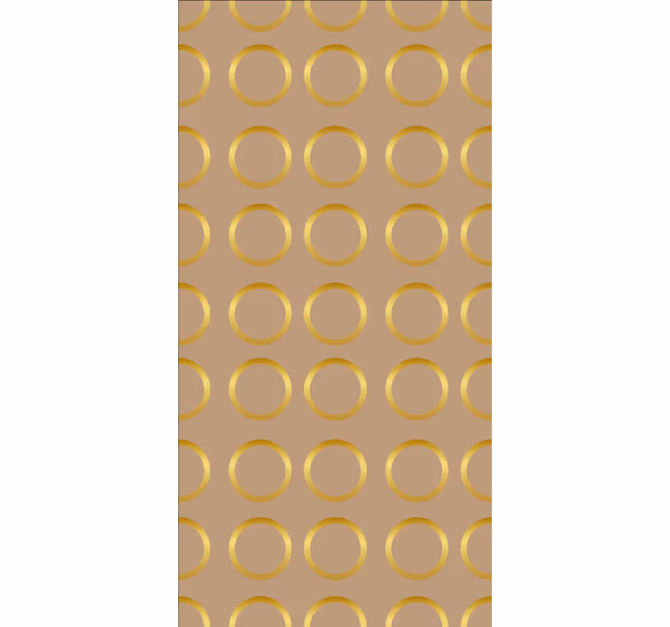 Papier peint motif cercle géométrique - TenStickers