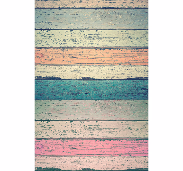 Papier peint rustique bois clair ancien - TenStickers