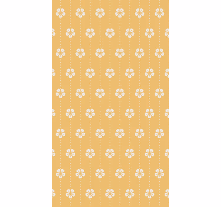 Papier peint salon motif fleurs élégantes - TenStickers